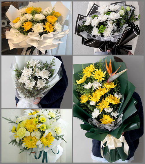 贵州毕节市织金县金龙乡复兴村白事花束代送